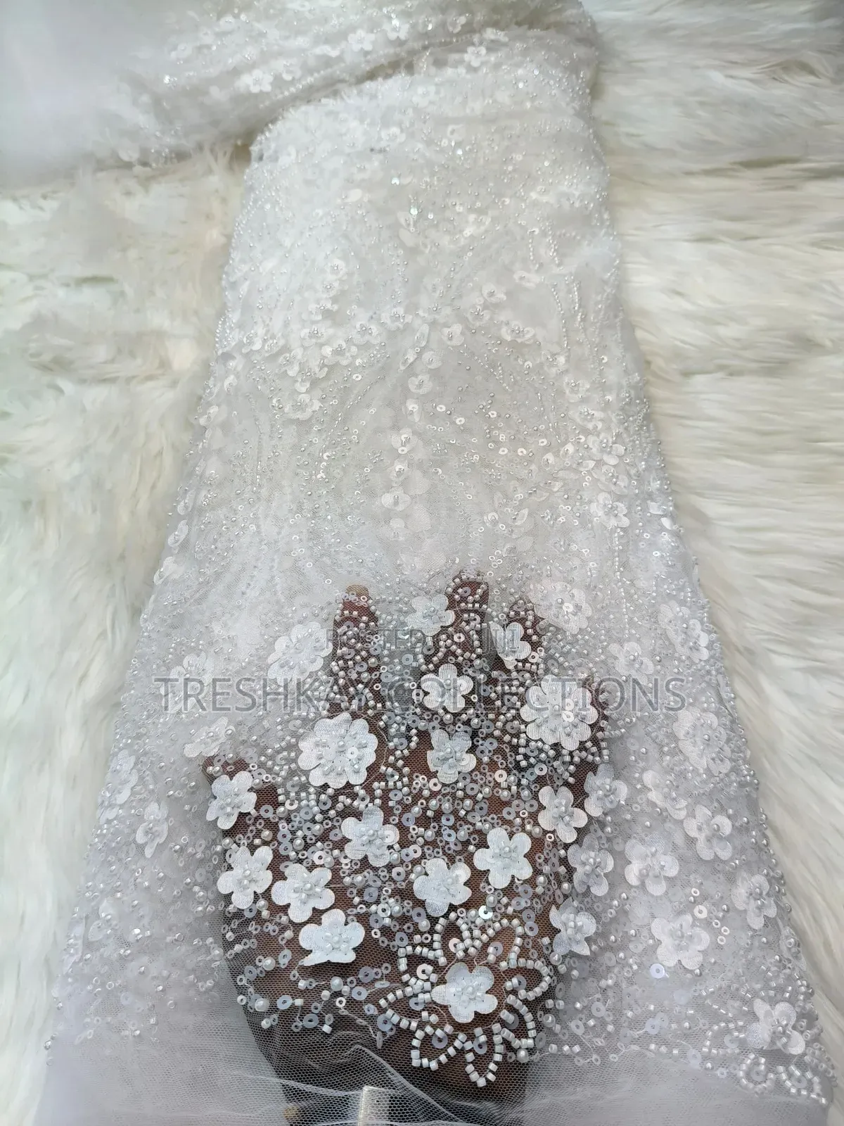 Luxury Hand Beaded Lace
