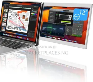 Portable Monitor 12" - FHD Ips Display for Macbook