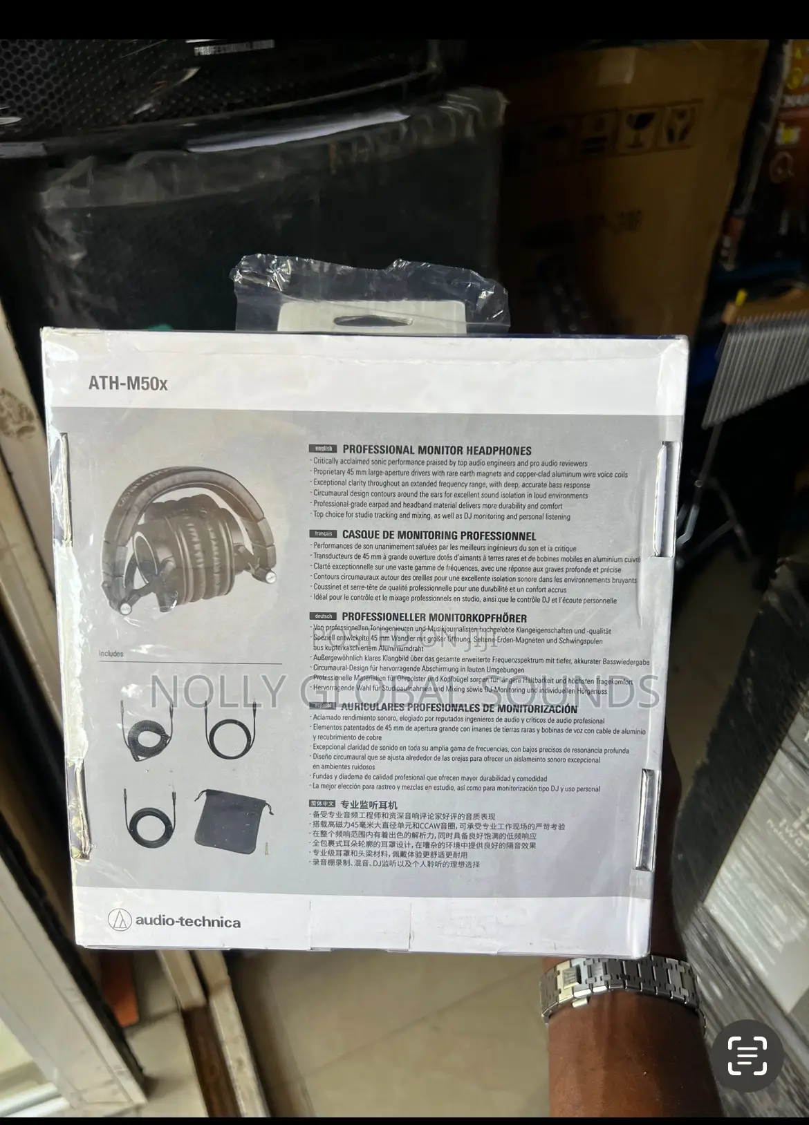 Audio-technica Ath-m50x Professional Studio Headphones