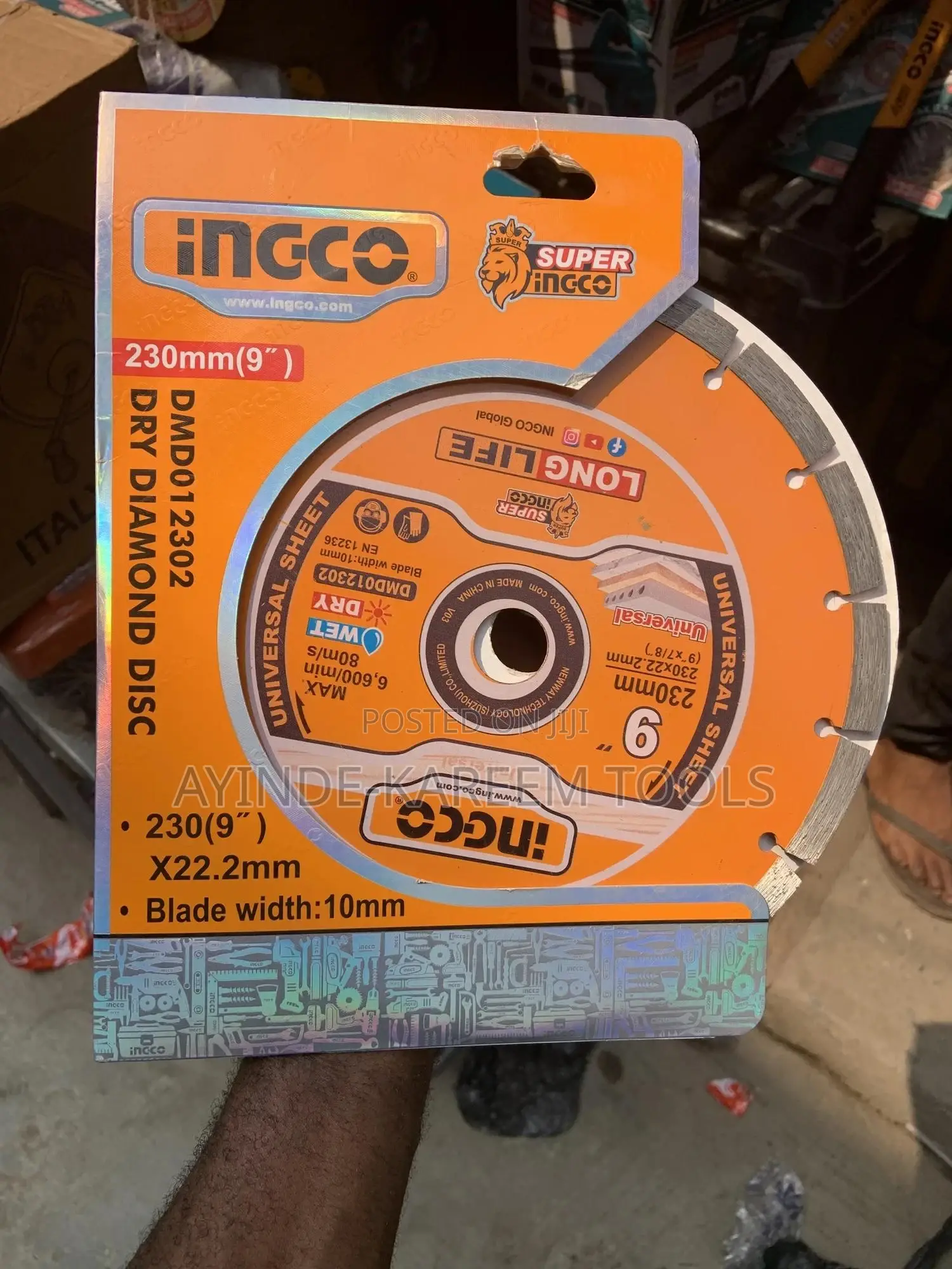 Diamond Disc 9” X 22.2mm