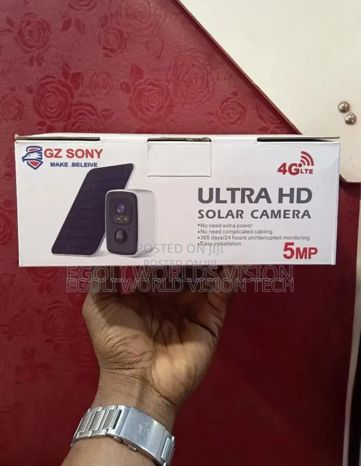Gz SONY 4glte Ultra HD Solar 5mp Camera
