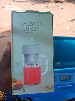 6 Blades Rechargable Fruit Crusher Blender