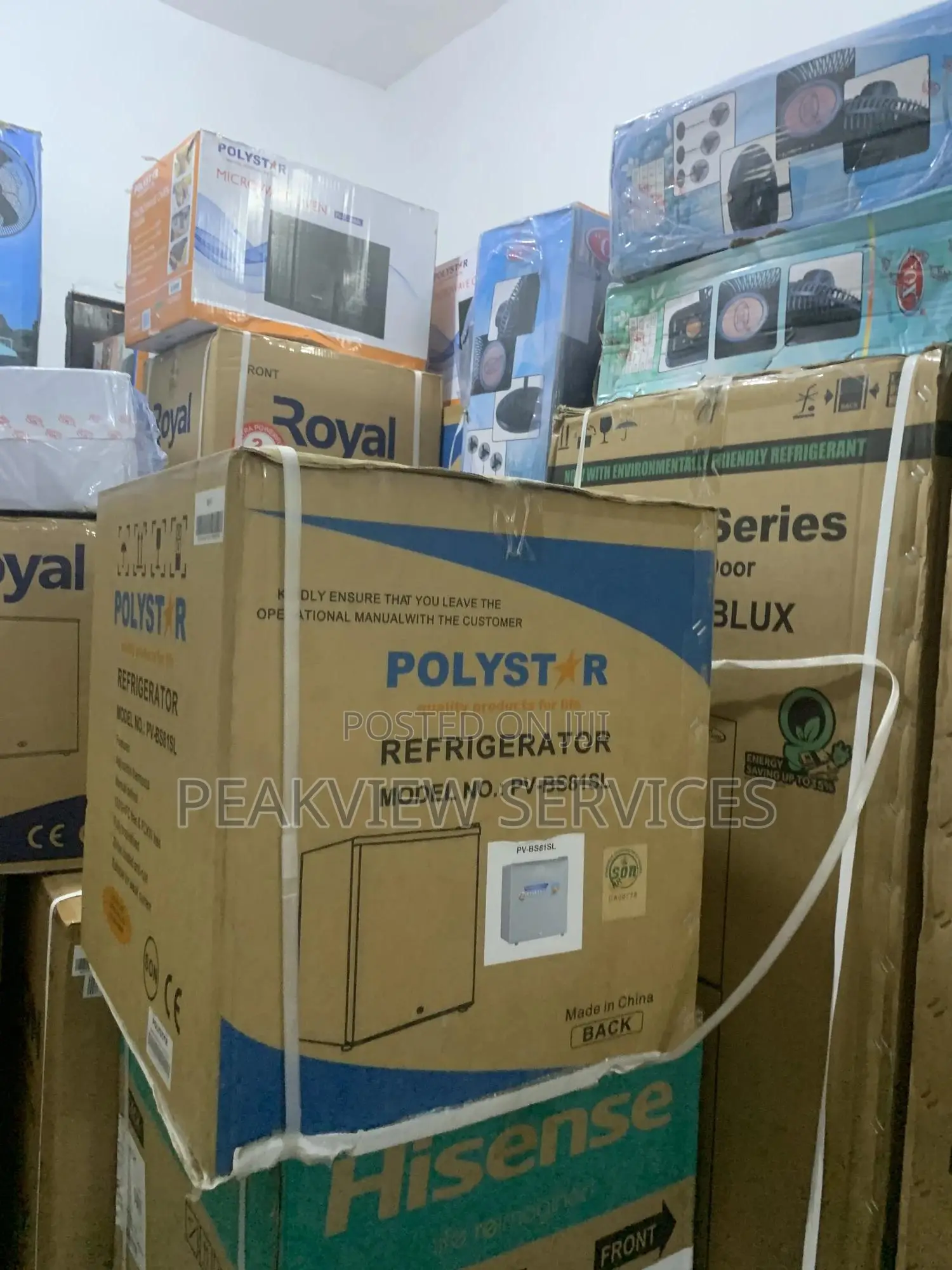 Fast Cooling Pv-Bs81sl 45L Polystar Bed Side Refrigerator!