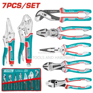 Total TOS23055 Industrial 7 PCS Pliers Set