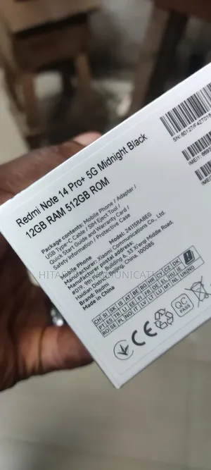 New Xiaomi Redmi Note 14 Pro+ 512 GB Black
