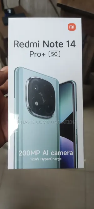 New Xiaomi Redmi Note 14 Pro+ 512 GB Black