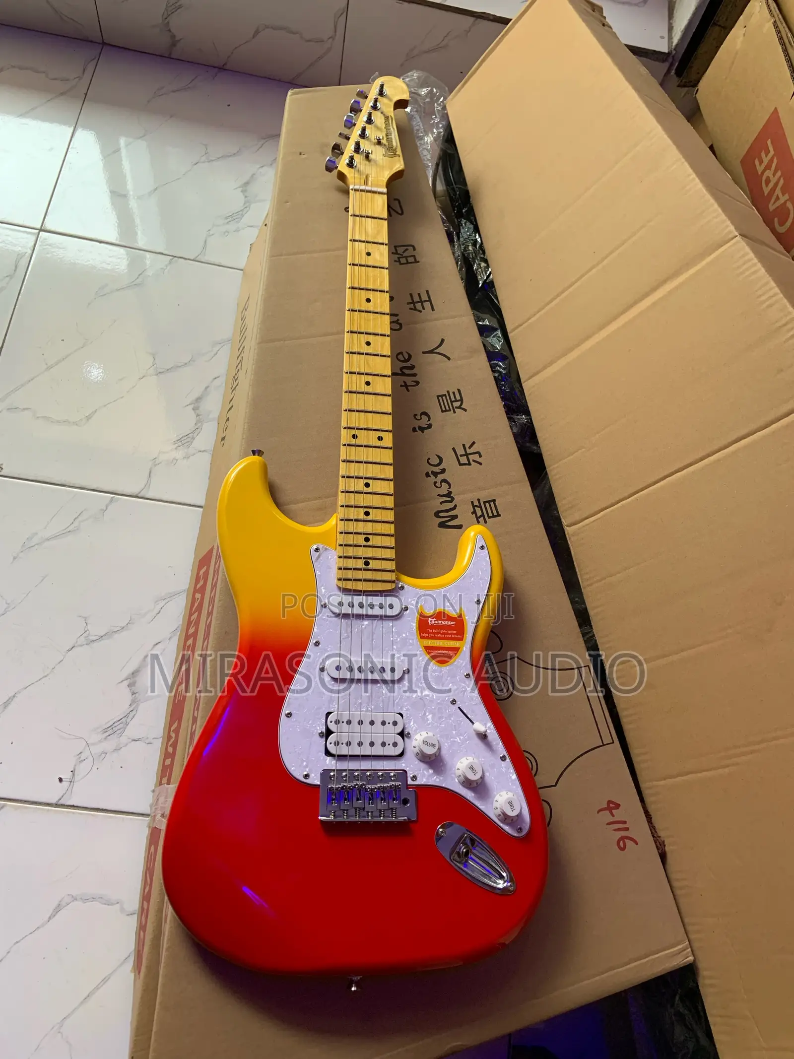 Bullfighter 6 Strings Active Electric Guitar