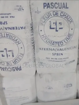 Hydrated Lime ( Calcium Hydroxide) 25kg Bag