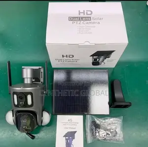 Polyvision 5MP 4GLTE Ultra HD Dual Lens Solar PTZ Camera