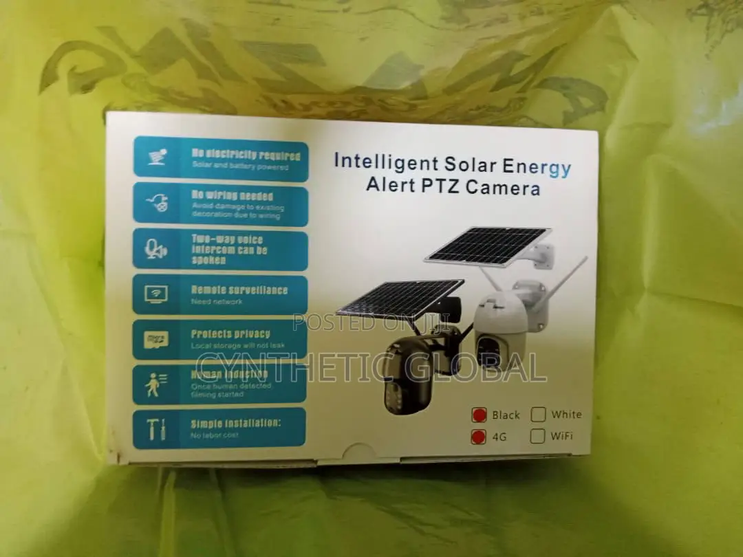 Ubox 4G Solar Intelligent Alert PTZ Camera
