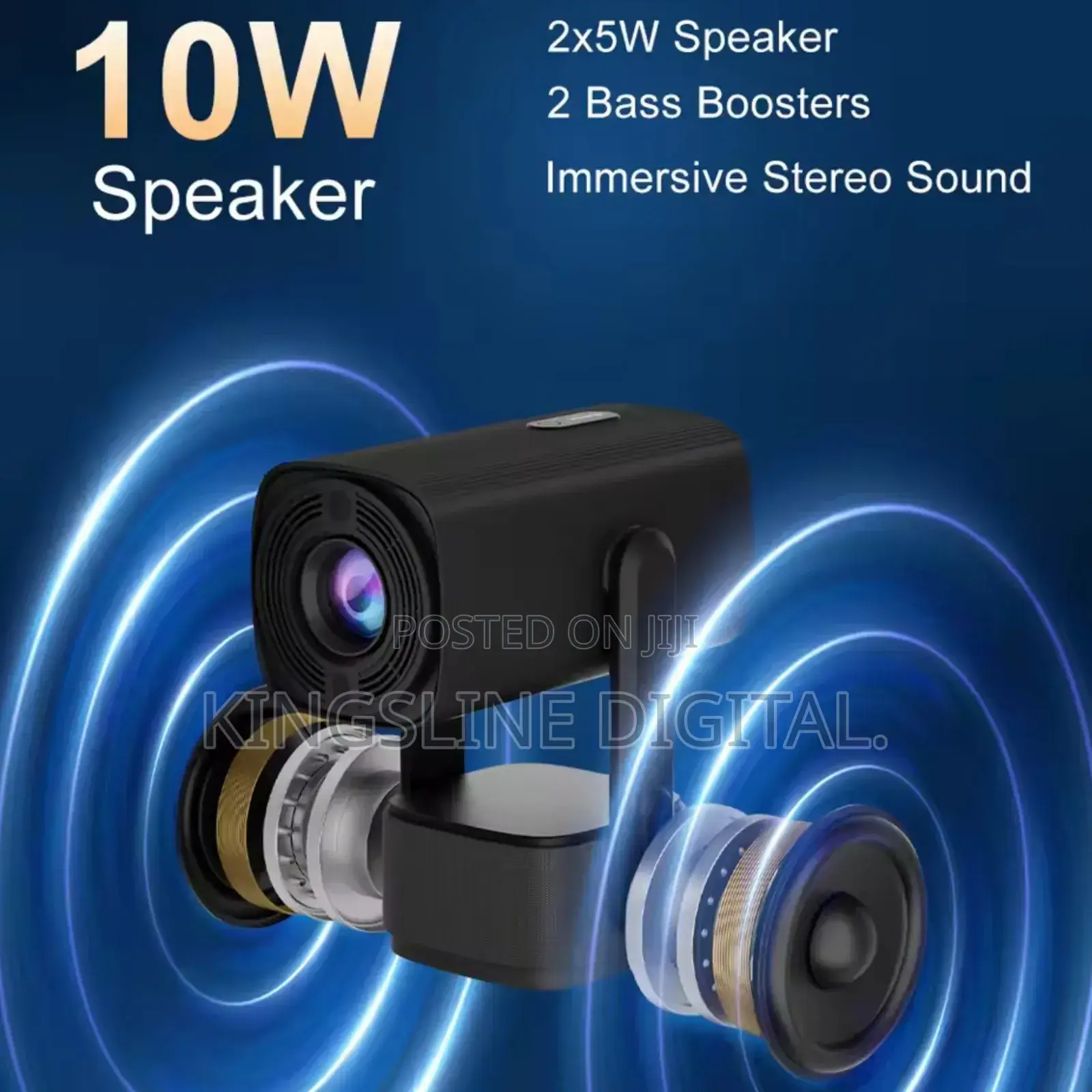Solange Rechargeable Smart Mini Projector.