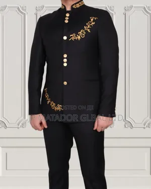 High Quality Stock Turkish Bishop Neck Suits