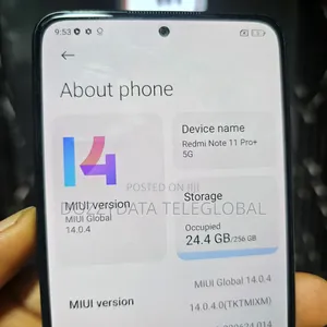 Xiaomi Redmi Note 11 Pro+ 5G 256 GB Black