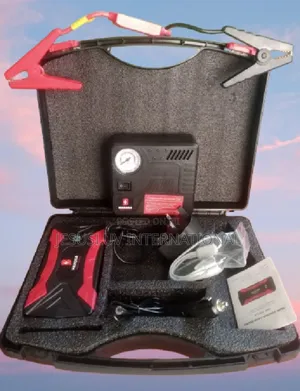 High Power Jump Starter 12V, 99800mah With Tyre Inflator