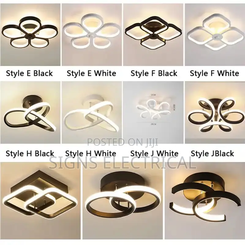Modern 3 Color Temperature LED Ceiling Lamp