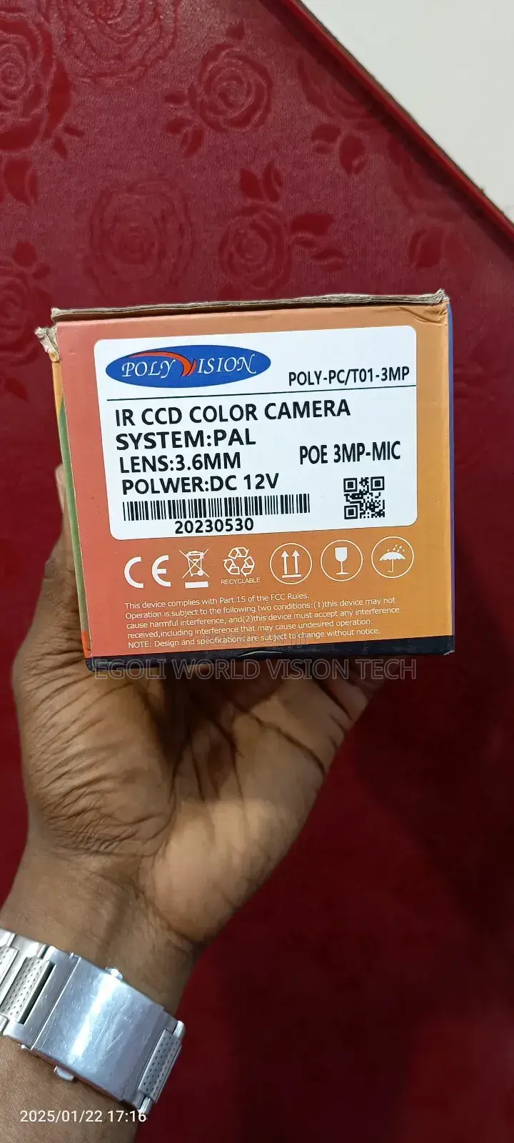 Poly Vision Full-color Easyip 4.0 Bullet Camera 3MP