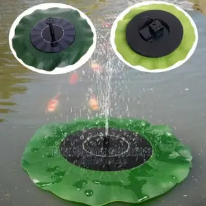 Wavetra Solar Water Fountain Pump With Lotus Leaf