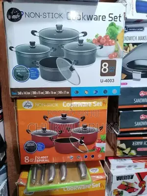 Set of None Stick Pots