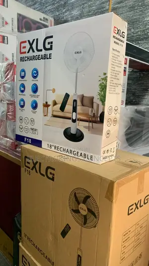 EXLG 18” Rechargeable Standing Fan