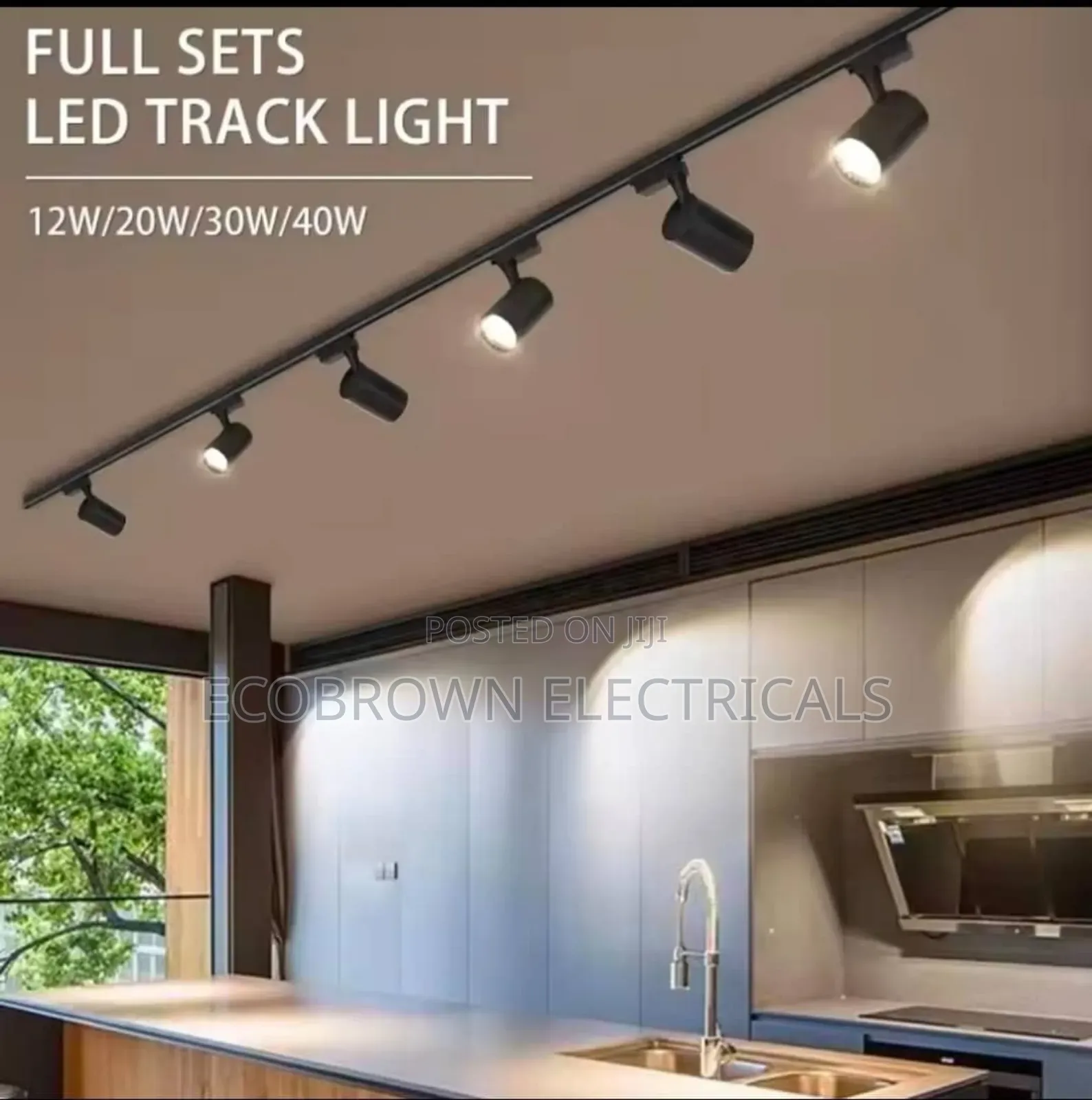 Track Light Chandelier for Living Room, Dinner, Bedroom