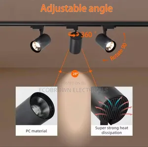 Track Light Chandelier for Your Store Very Bright