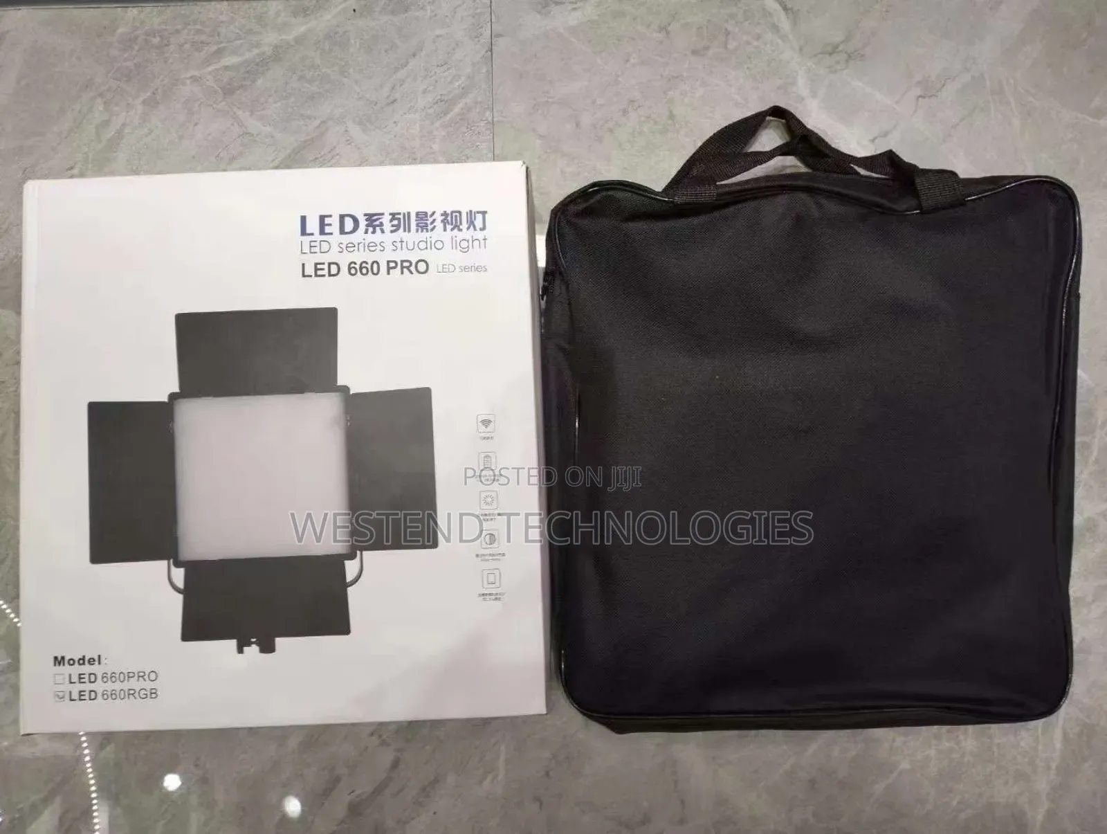 Led 660 Pro Studio Led Light Kit With Stand