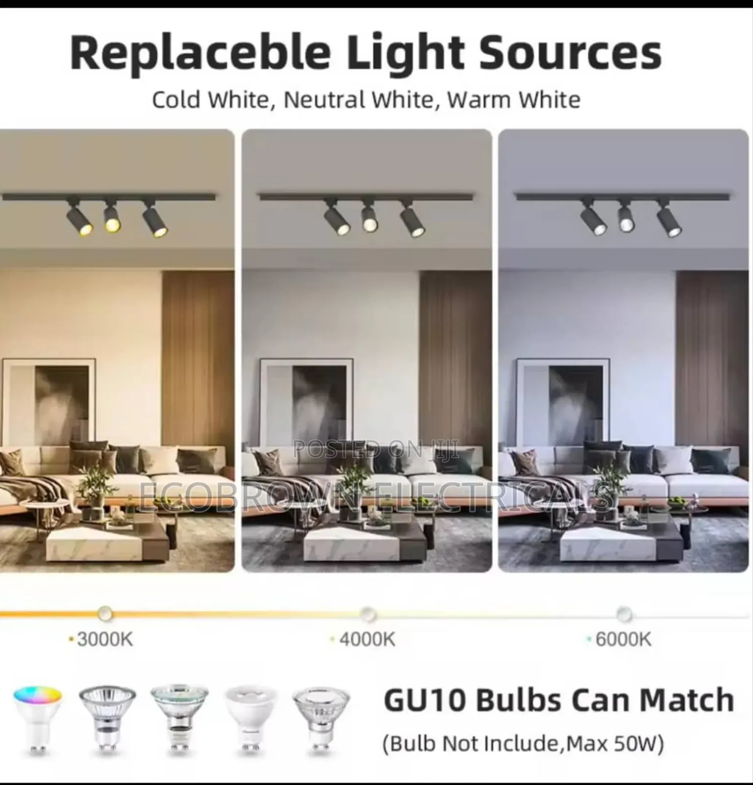 Track Light All Shade of Light Colors Available