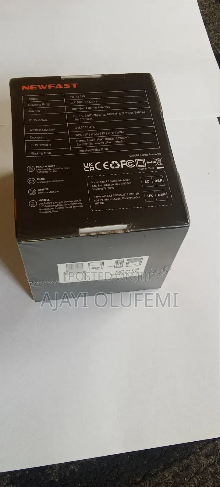Comfast (Newfast) 300mbps Wifi Extender.