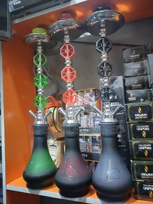 Double Pipe Shisha Pots, Breakable