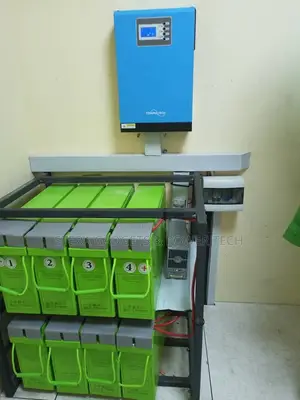 5kva Hybrid Inverter With 8 Batteries Solar Installation Lih