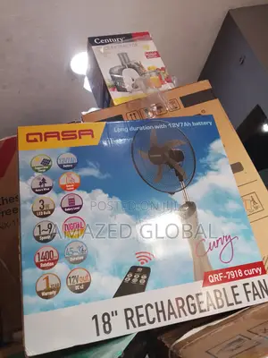Affordable QASA 18" Rechargeable Fan With Timer (Qrf-7918)