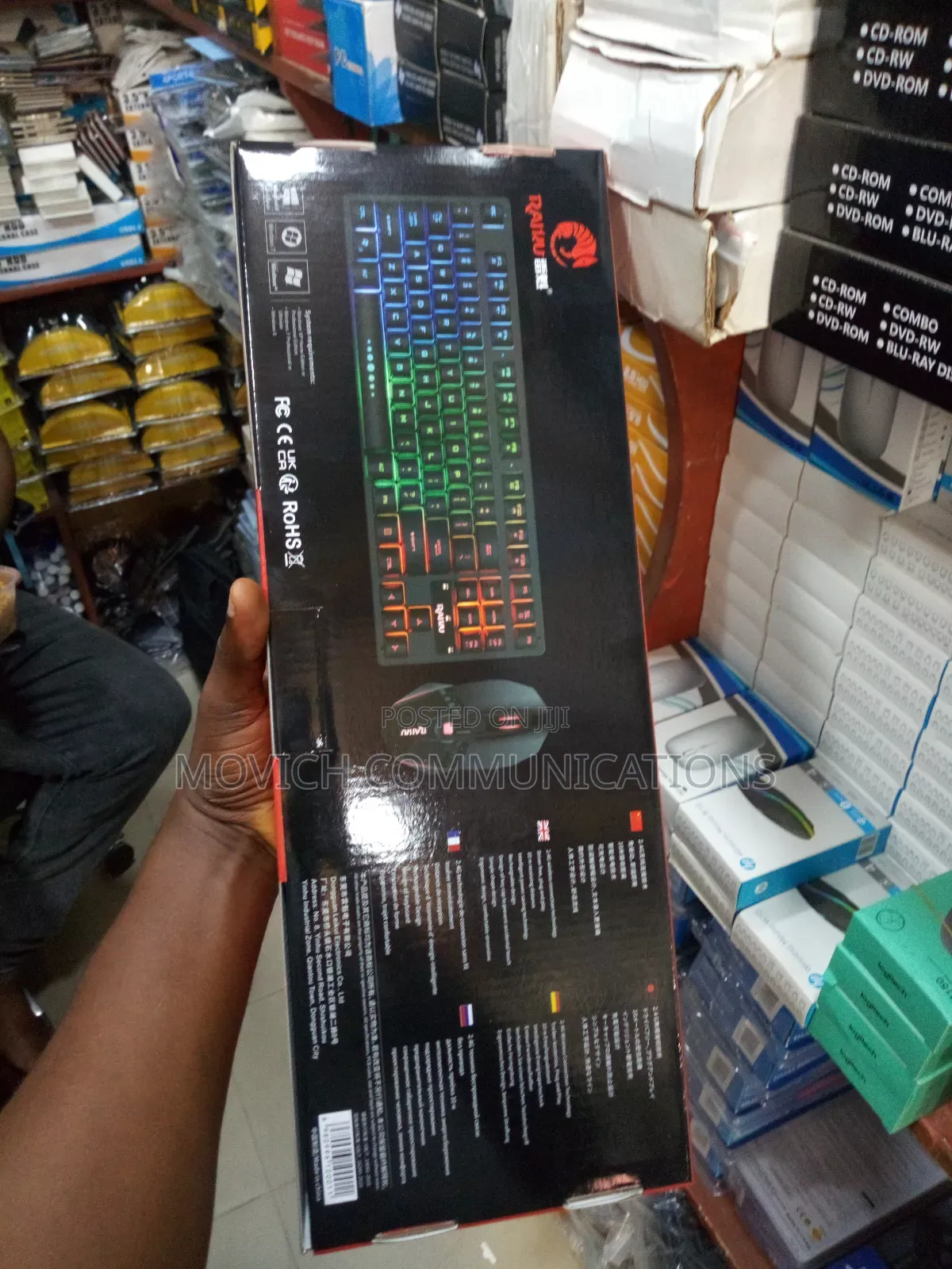 RGB Wireless Keyboard and Mouse R905