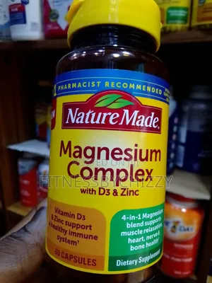 Photo - Nature's Made Magnesium Complex + D3 + Zinc X 60 Capsules