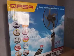 Original 18" QASA (12v7ah) Battery Capacity Rechargeable Fan