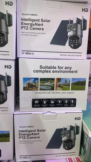 4G Ubox Solar Powered Double Lens