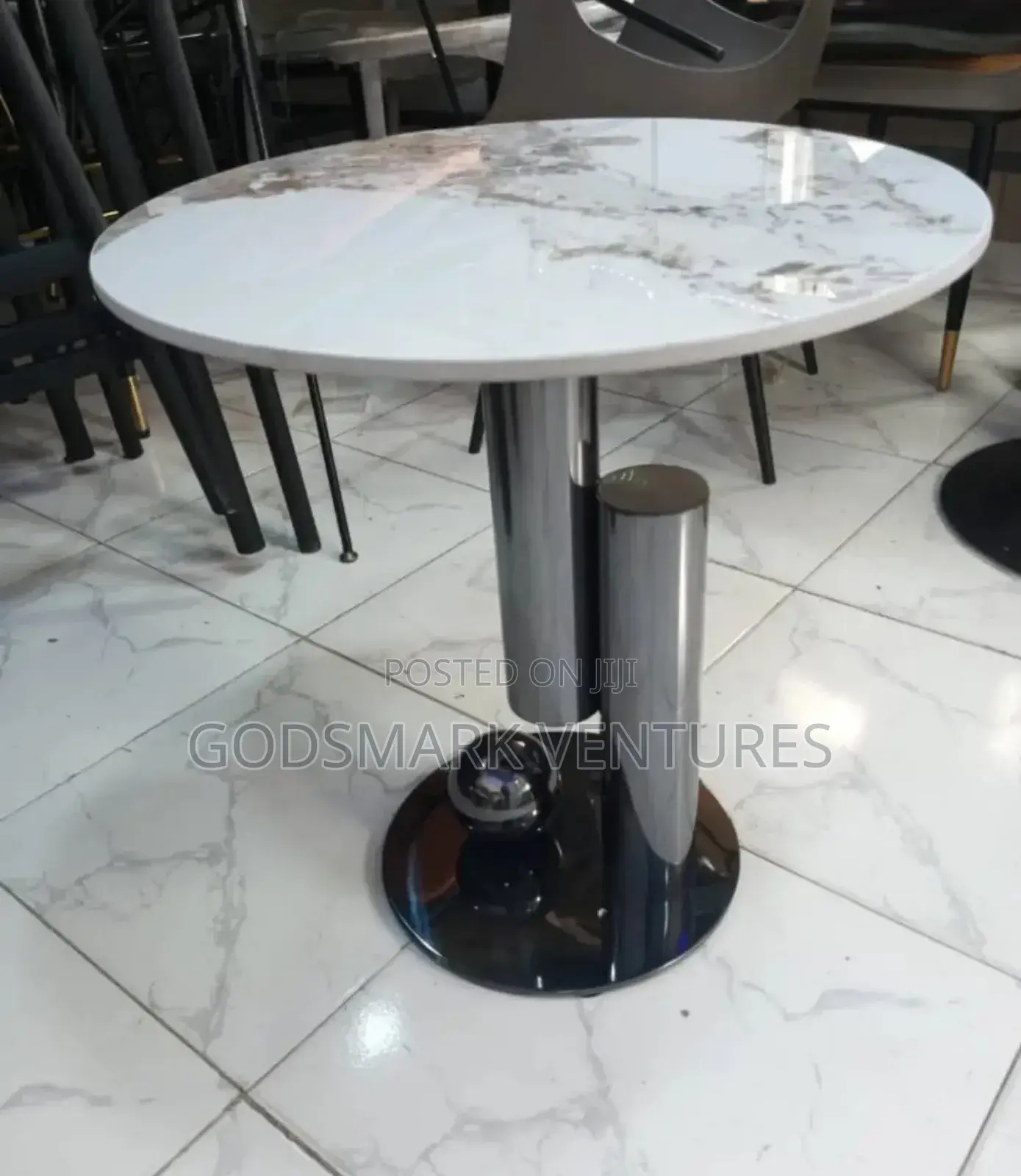 Marble Side Stool.It Is Imported.