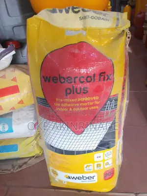 Webercol Fix Plus Tile Adhesive Mortar for Indoor and Outdoor
