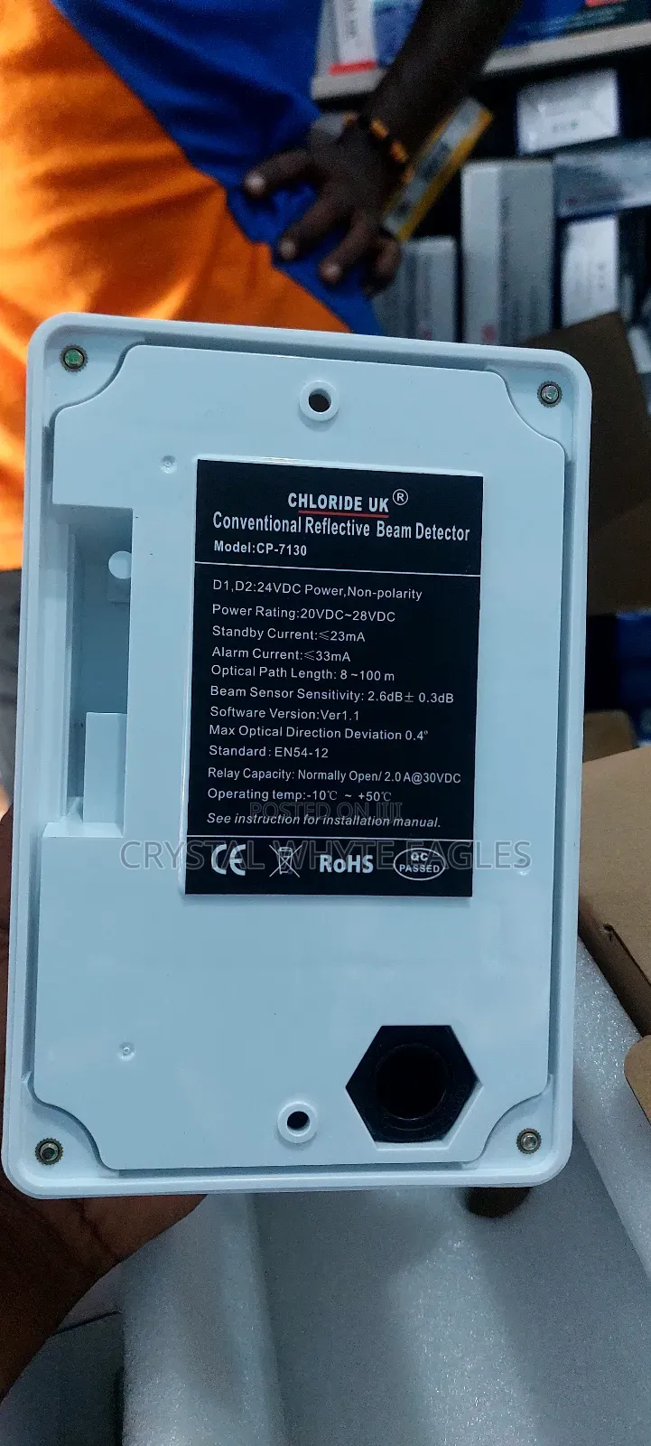 Chloride Conventional Reflective Beam Detector