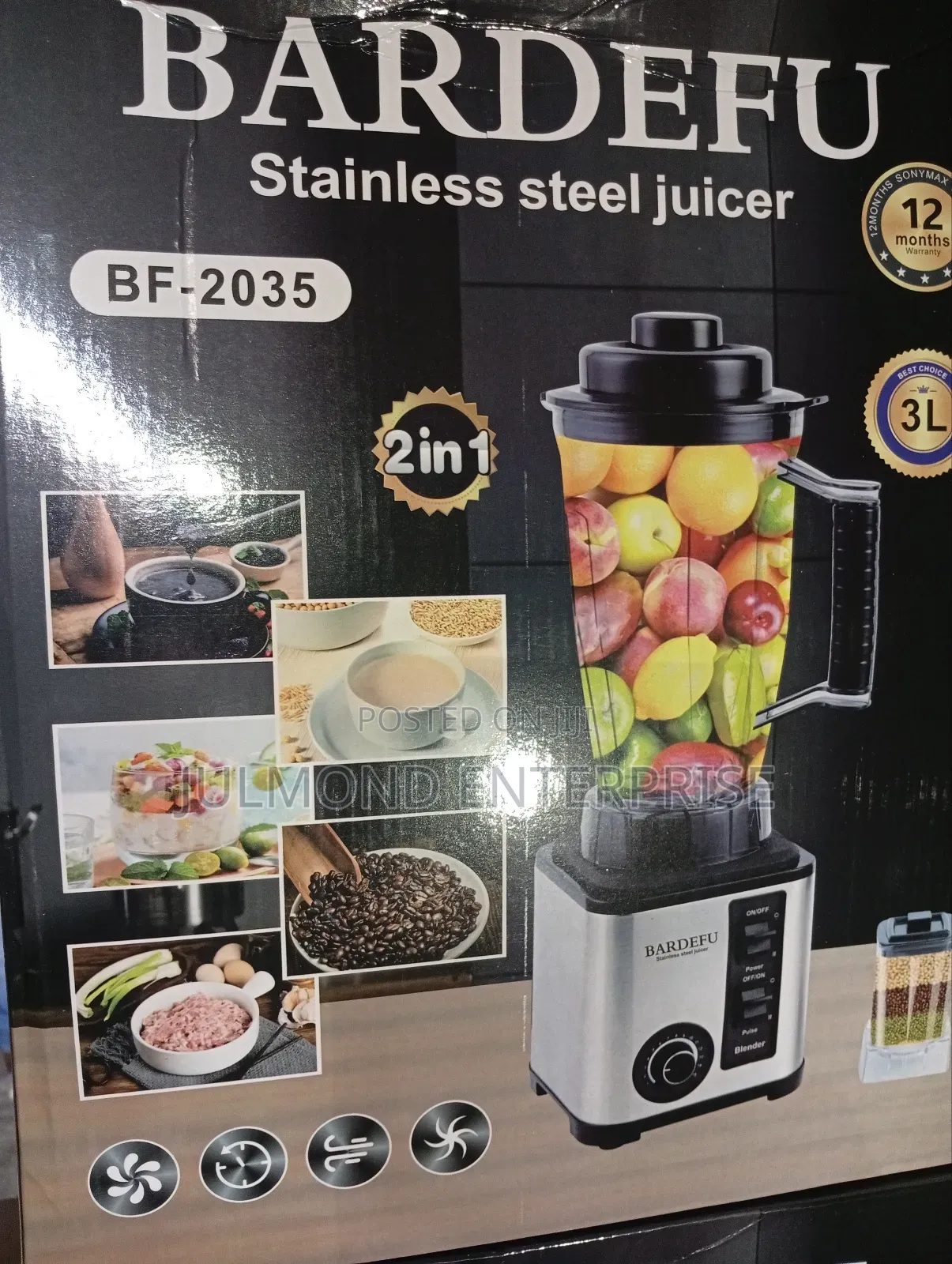 Bardefu Stainless Steel Blender