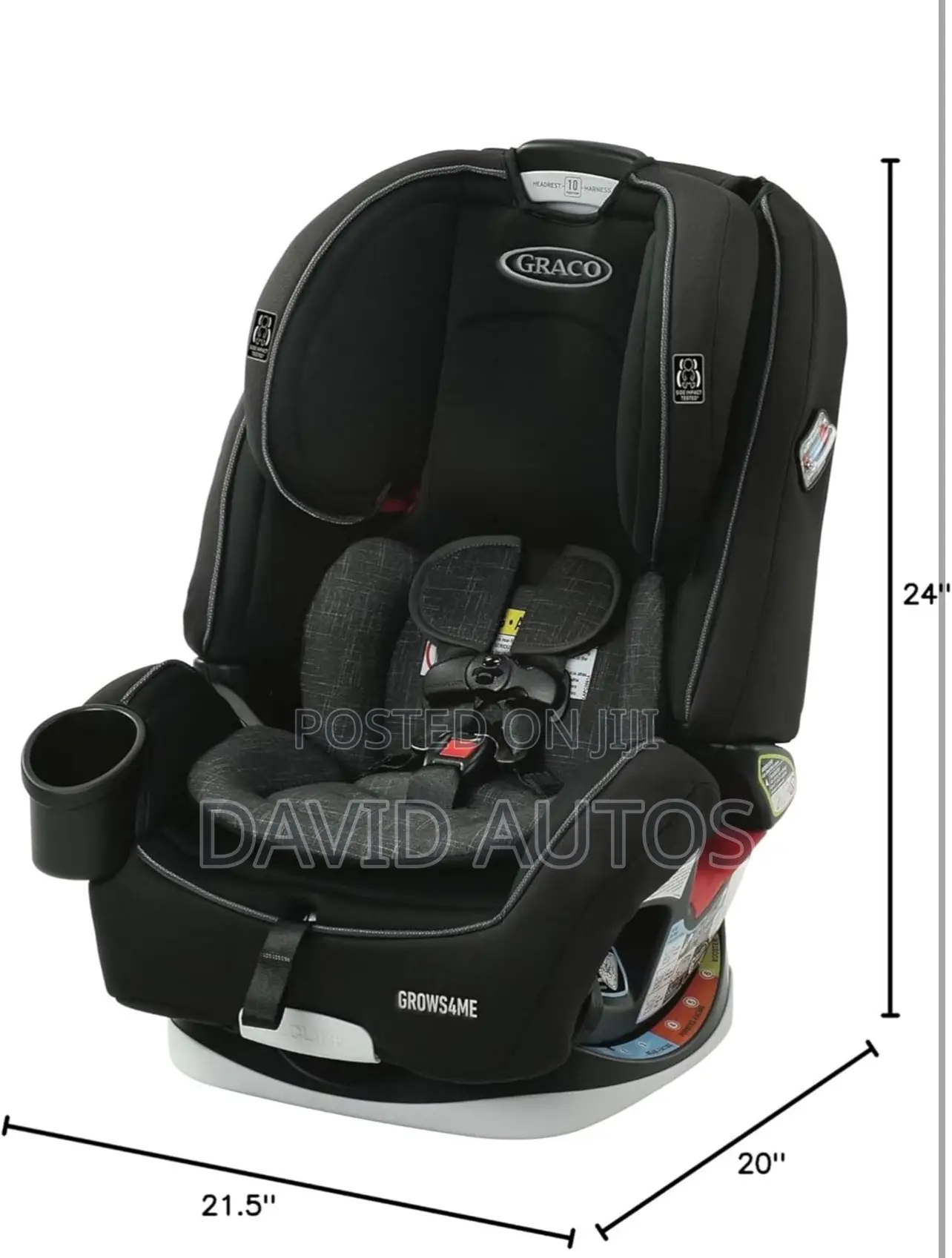 Car Seat Graco Grows4me 4-in-1