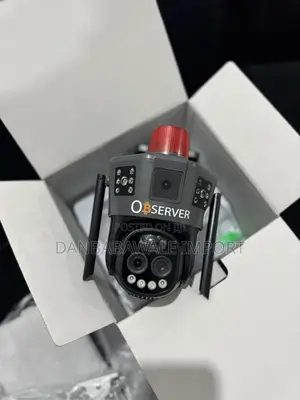 Observer Triple Lens And Optical Zoom Solar Cctv Camera