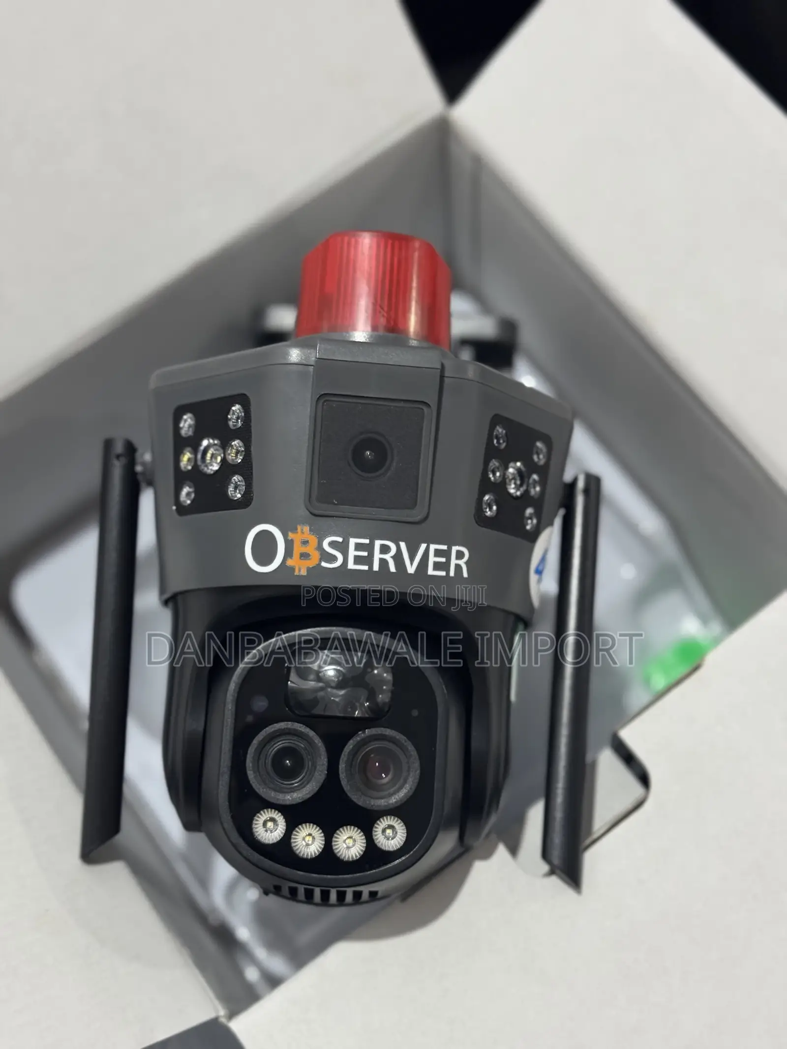 Observer Triple Lens And Optical Zoom Solar Cctv Camera