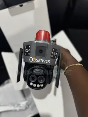 Observer Triple Lens And Optical Zoom Solar Cctv Camera