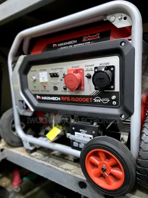 Maxmech RFS Model 15000ET Three Phase Petrol Generator 