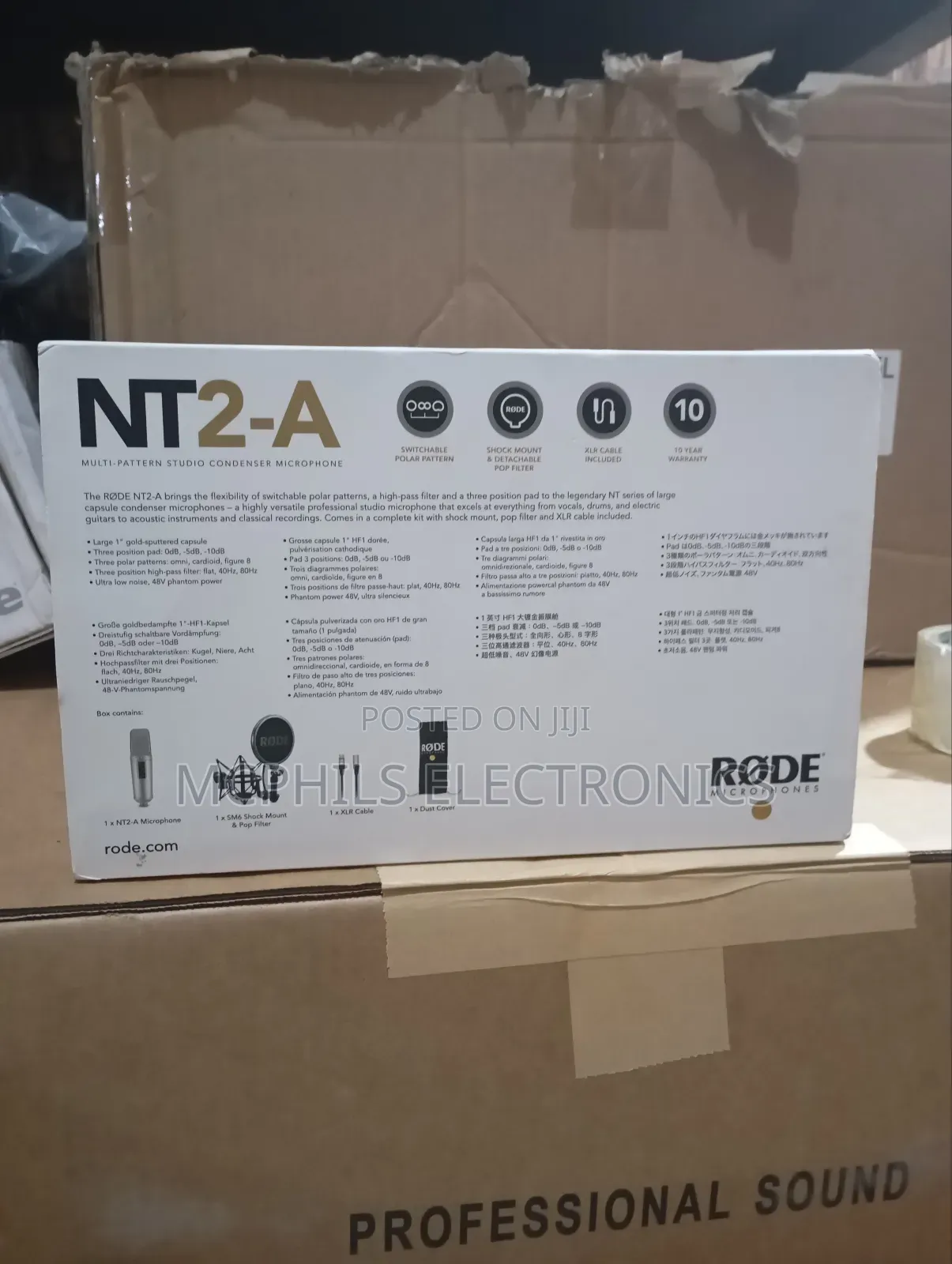 Rode Nt2-a Studio Recording Mic.