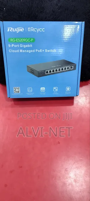 Rg-Es209gc-P, 9-Port Gigabit Smart Cloud Managed Poe Switch