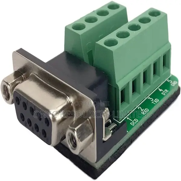 DB9 RS232 Adapter 9 Pin Terminal Serial Port