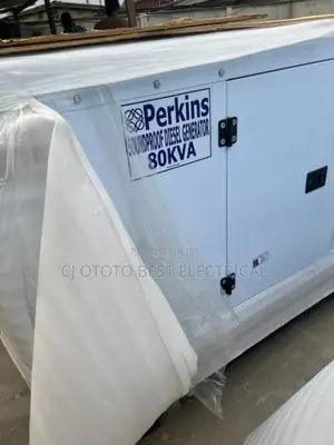 80kva Perkins Generator Soundproof 2years Warranty Brand New
