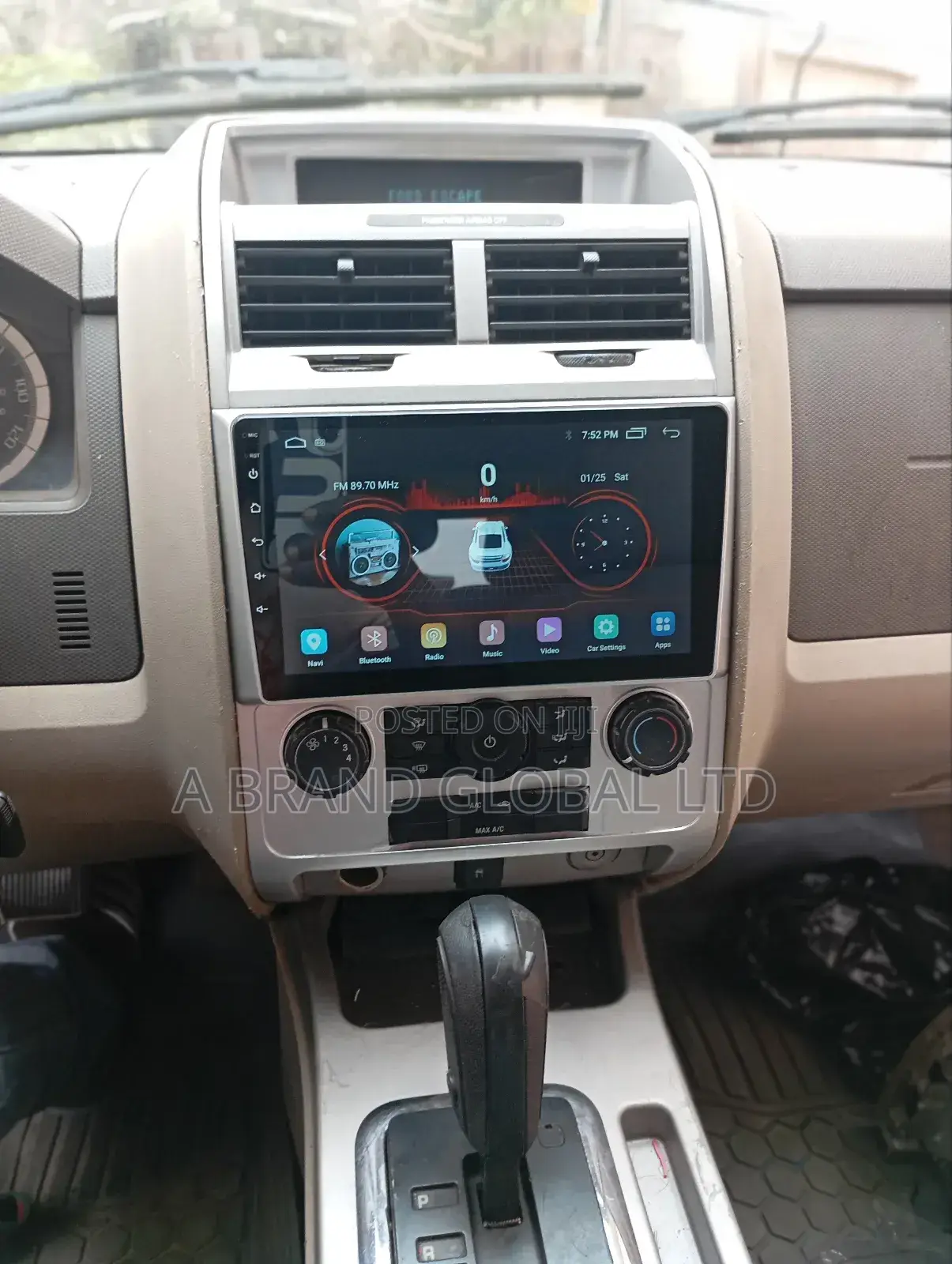 2007-2012 Ford Escape Android Navigation System