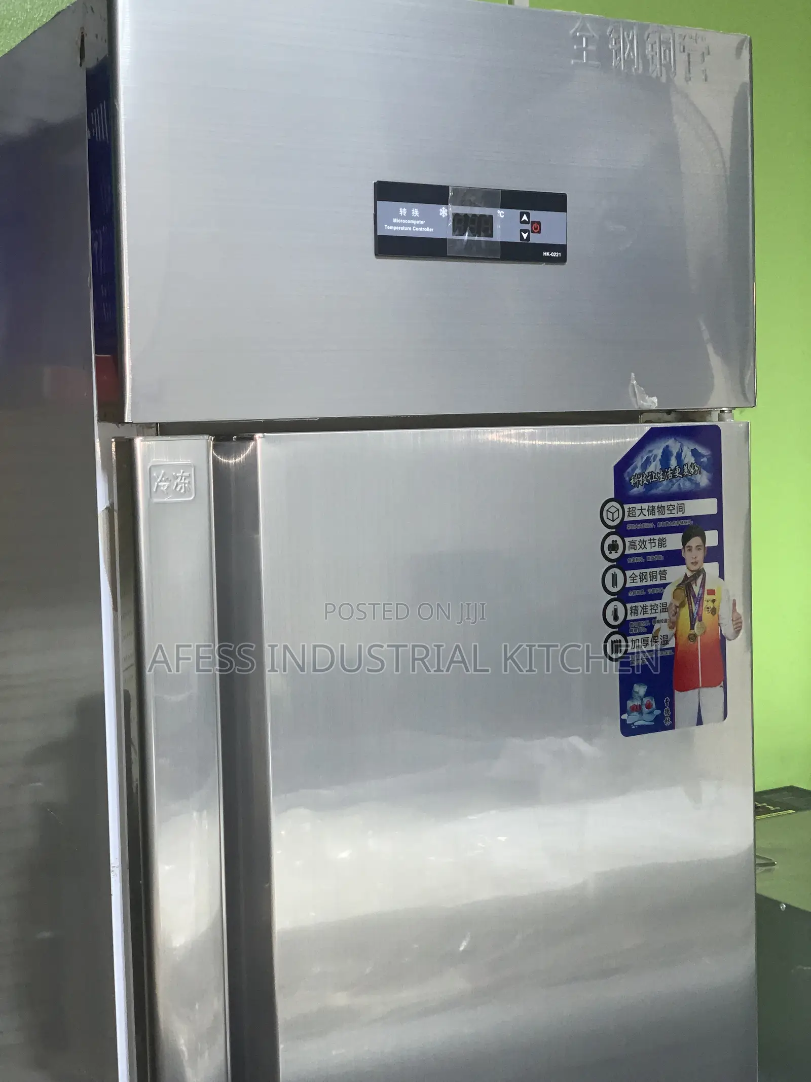 Afess Topnotch Stainless Standing Fridge